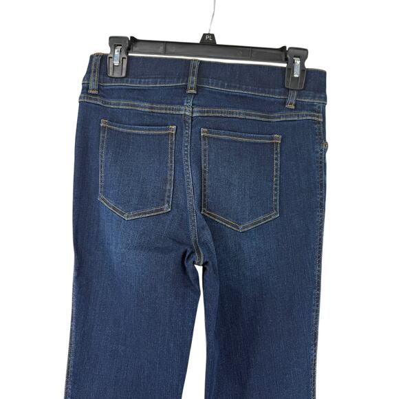 SPANX Flare Midnight Shade Jeans Pull On Stretch Size S Slimming Tummy Control - Picture 7 of 9